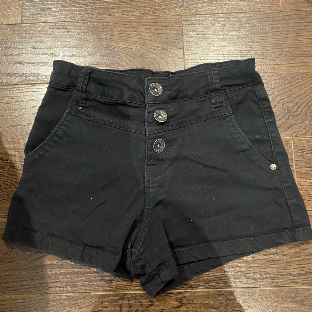 Ardene Black High Waist Shorts